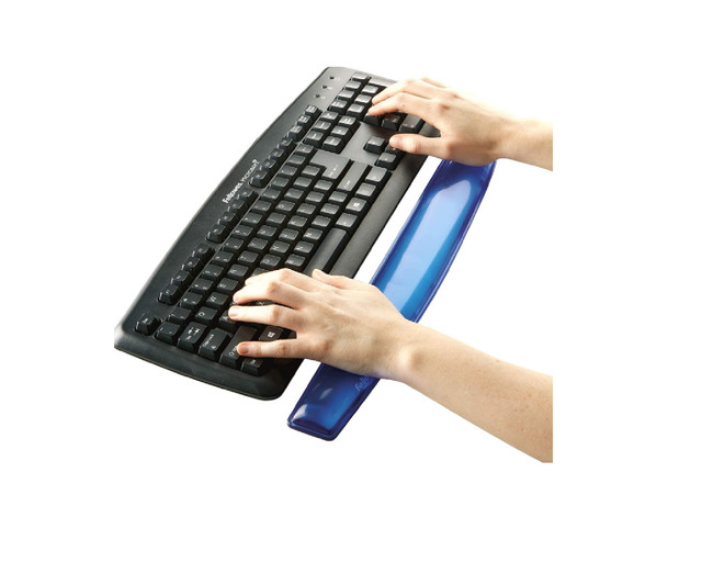 Foto 3 pulgar | Descansa Muñecas Fellowes 91137 Ergonomico color Azul