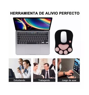 Foto 4 | Alfombrilla Mouse Pad Ergonomico Con Reposamuñecas Gato