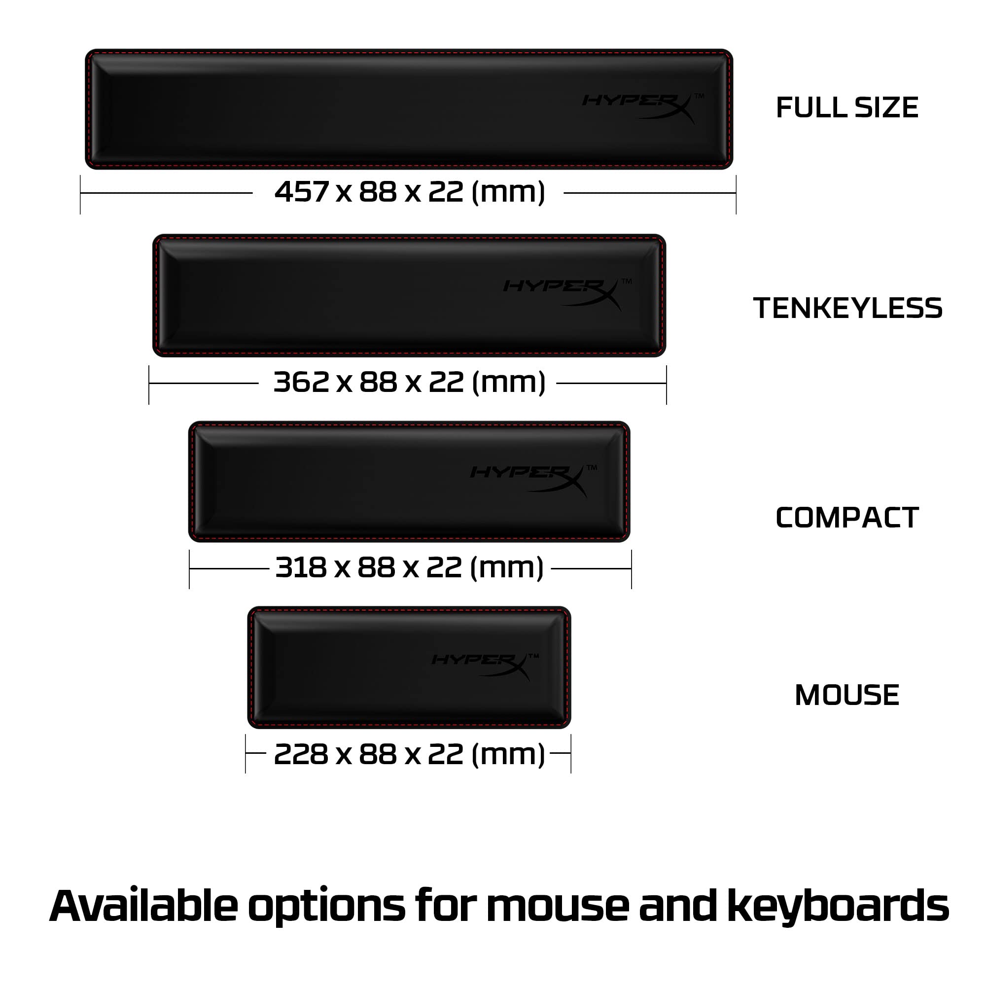 Foto 7 pulgar | Reposamuñecas HyperX Mouse Gel Refrigerante Espuma Viscoelástica Antideslizante - Venta Internacional