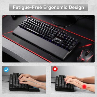 Foto 5 | Reposamuñecas Redragon P037 Meteor L Para Teclado De Ordenador - Venta Internacional.
