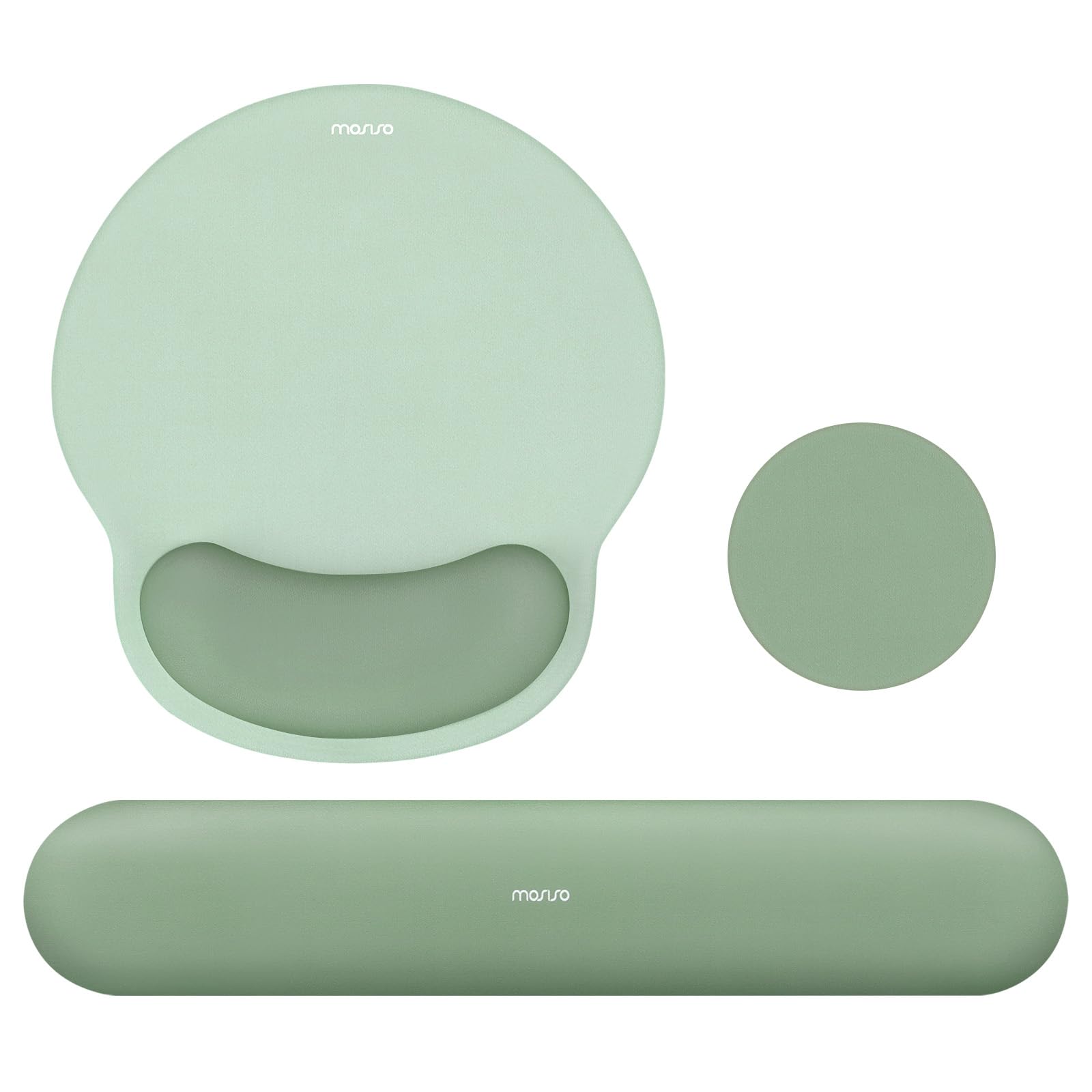 Foto 1 | Set De Soporte Para Reposamuñecas Mosiso Circle Curved Ergonomic - Venta Internacional.