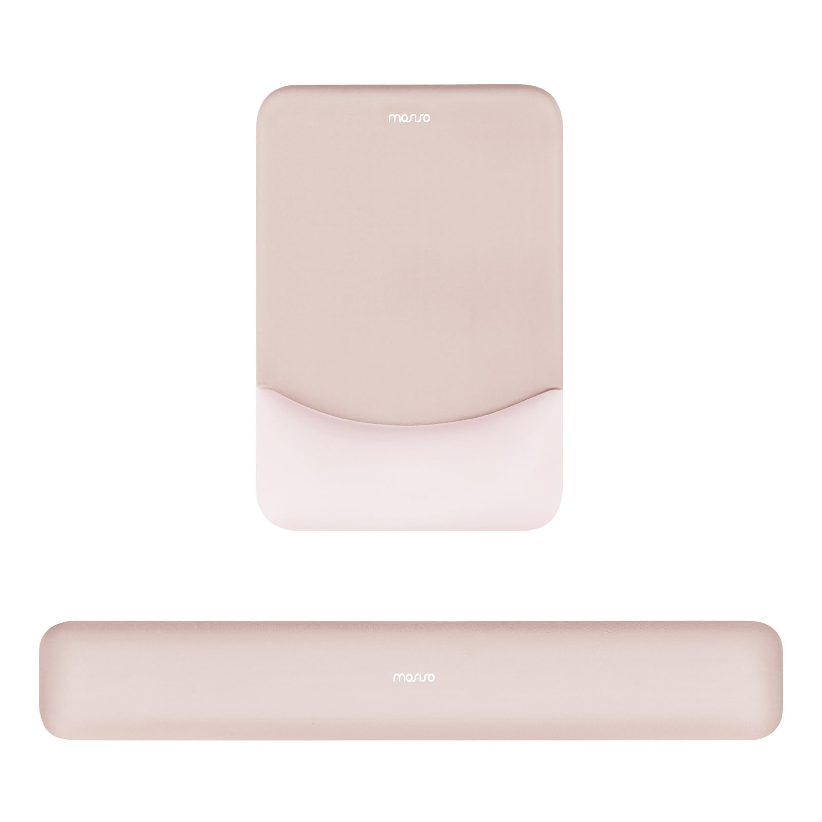 Juego De Reposamuñecas Para Alfombrilla De Ratón Y Teclado Mosiso Apricot - Venta Internacional.