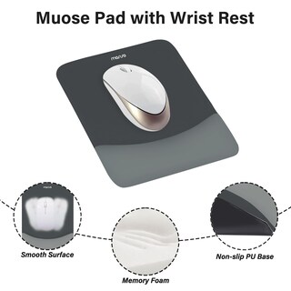Foto 3 | Juego De Reposamuñecas Mosiso Para Alfombrilla De Ratón Y Teclado, Alfombrilla De Ratón Ergonómica R - Venta Inte