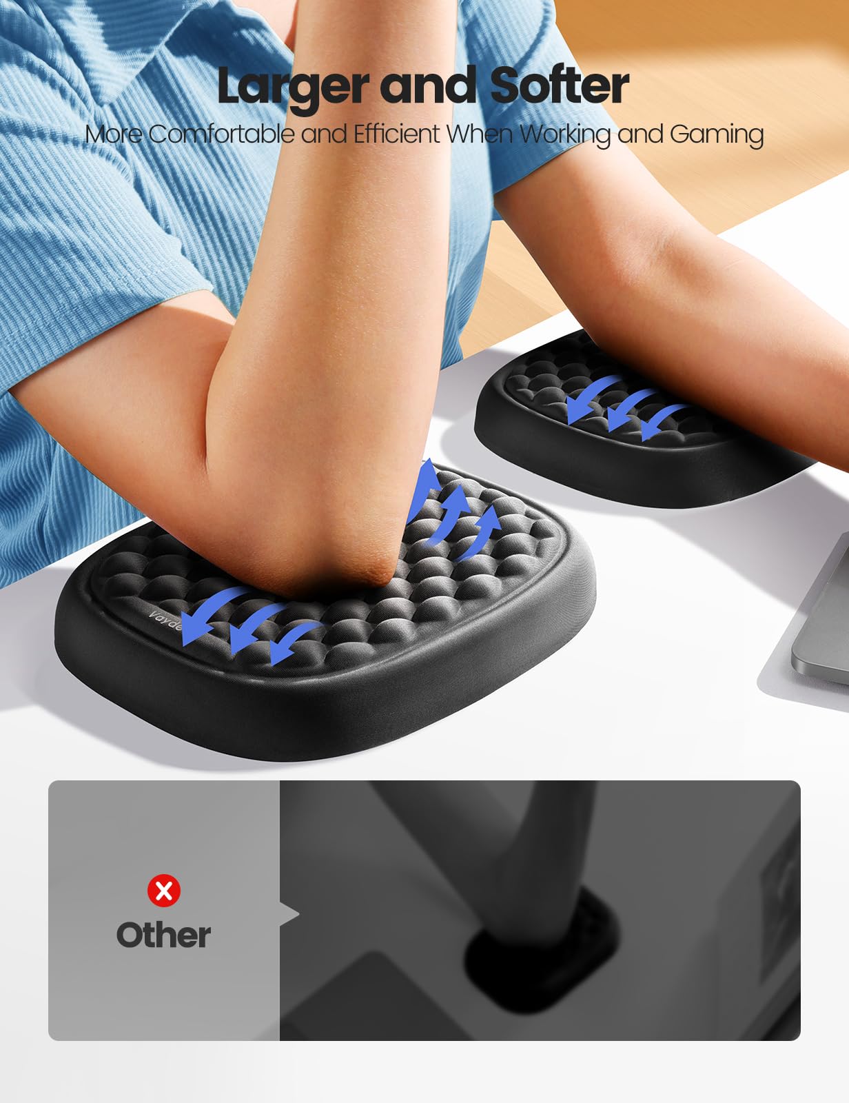 Foto 3 pulgar | Codera De Espuma Viscoelástica Vaydeer, Soporte Ergonómico - Venta Internacional.