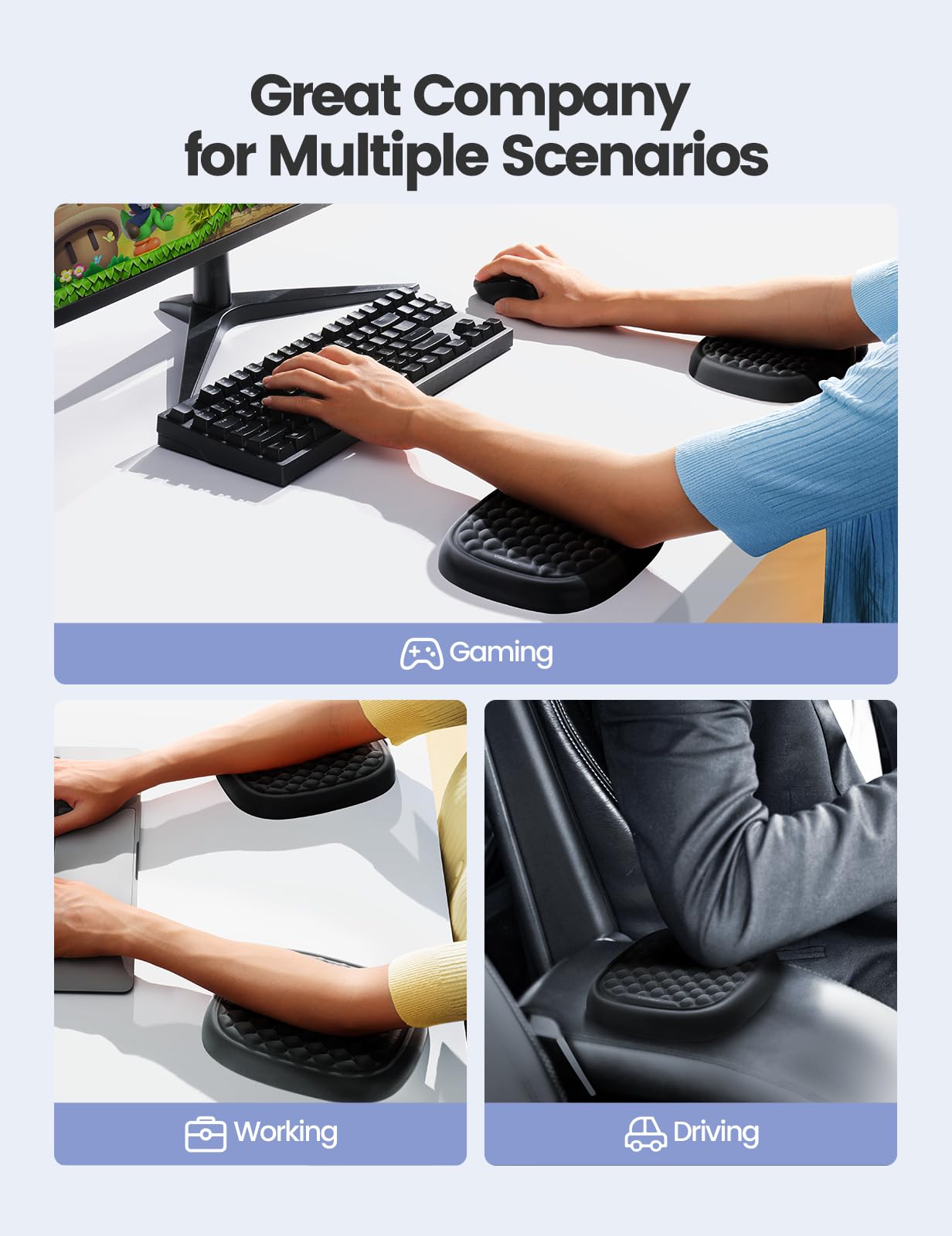 Foto 6 pulgar | Codera De Espuma Viscoelástica Vaydeer, Soporte Ergonómico - Venta Internacional.