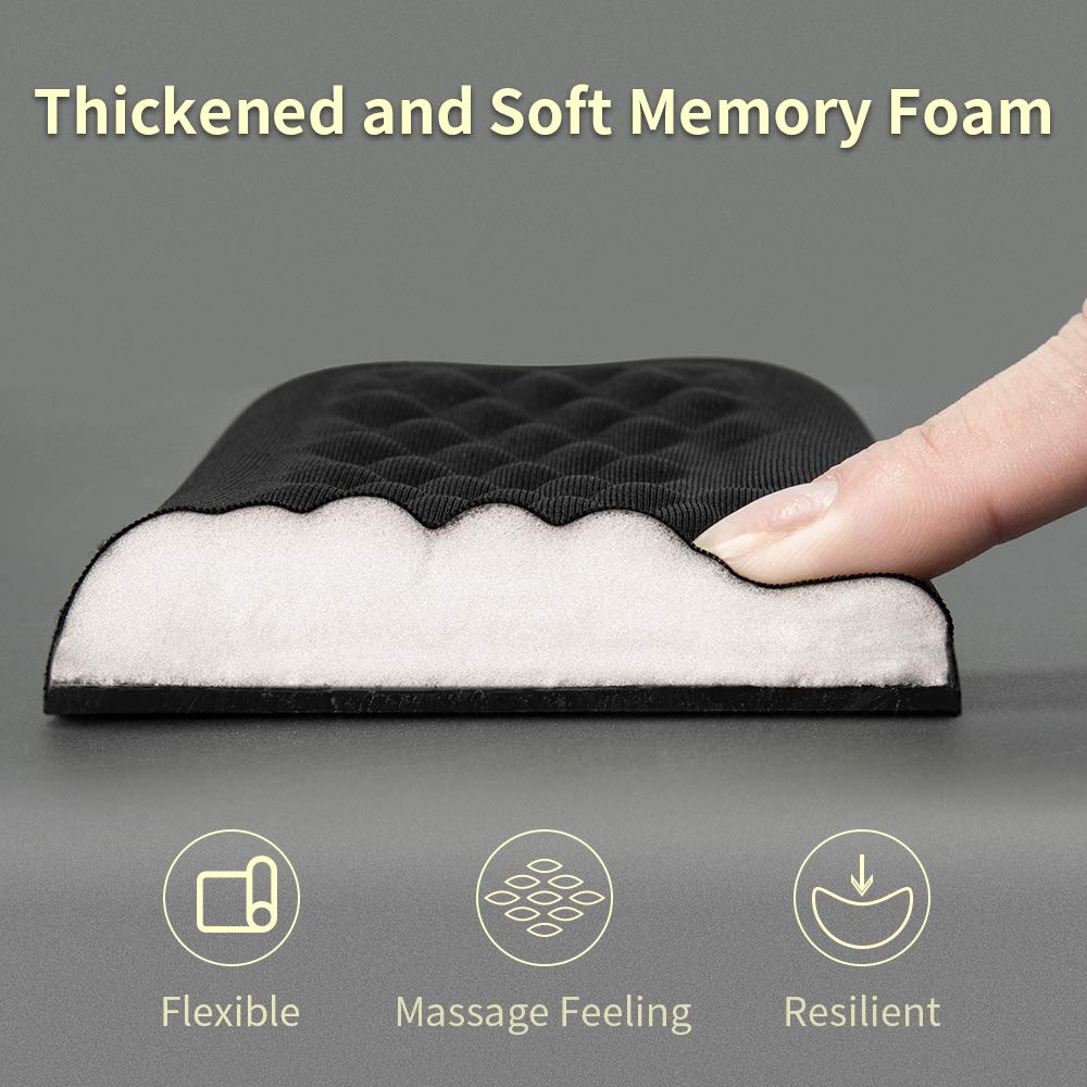Foto 4 | Reposamuñecas Para Teclado Vaydeer Memory Foam, 14.17 Pulgadas, Color Negro - Venta Internacional.
