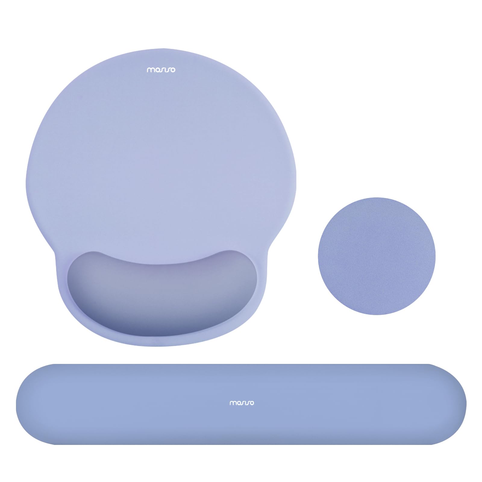 Set De Soporte Para Reposamuñecas Mosiso Para Alfombrilla De Ratón Y Teclado - Venta Internacional.