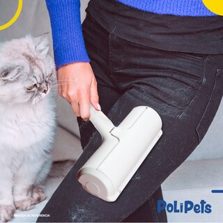 Foto 3 | Rodillo Removedor Quita Pelusa y Pelo de Mascota Poli Pets Blanco