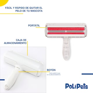 Foto 4 | Rodillo Removedor Quita Pelusa y Pelo de Mascota Poli Pets Blanco