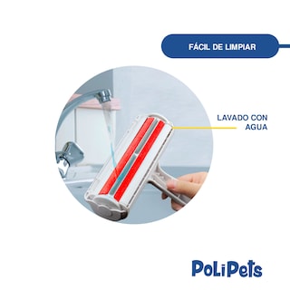 Foto 7 | Rodillo Removedor Quita Pelusa y Pelo de Mascota Poli Pets Blanco