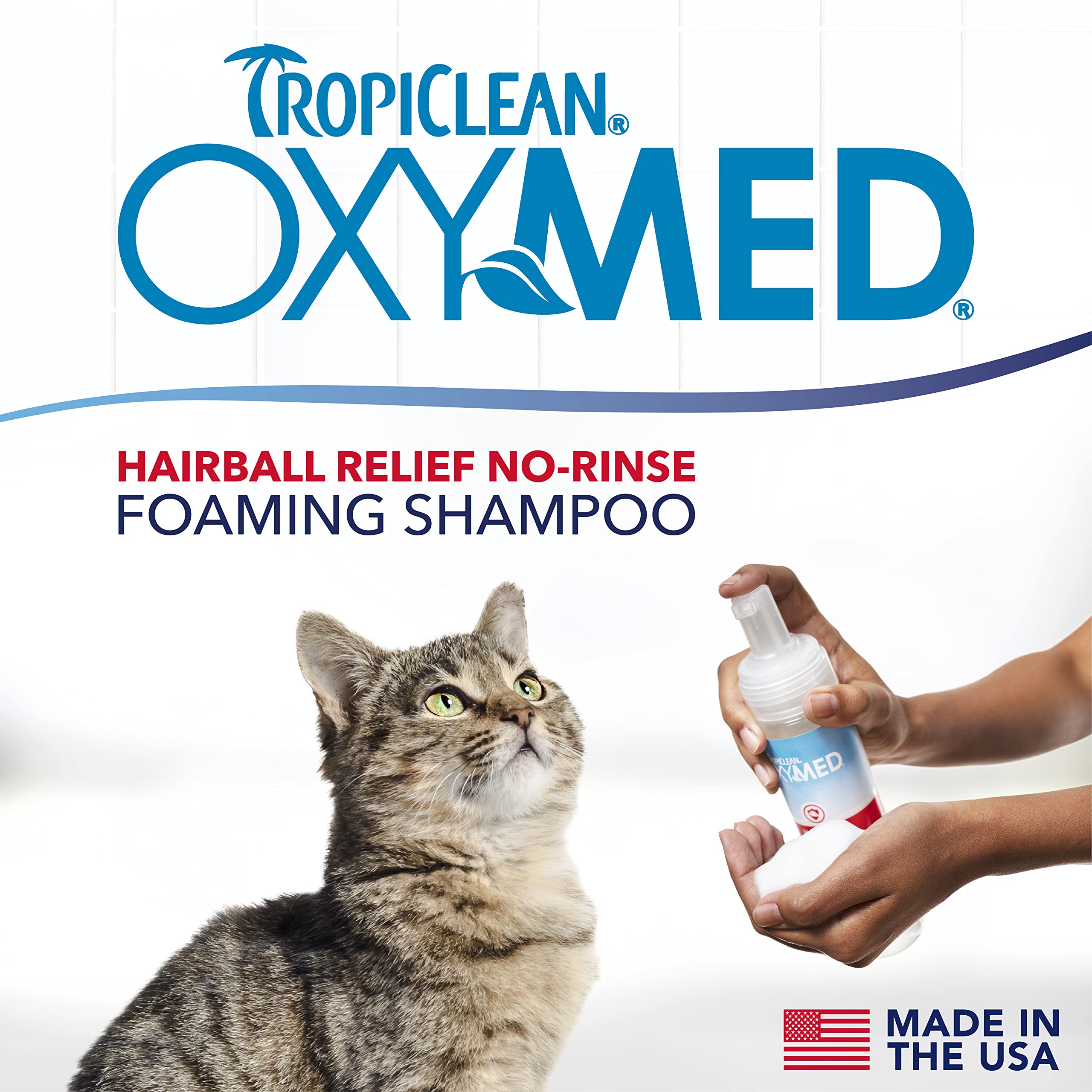 Foto 3 pulgar | Champú Y Acondicionador Waterless Para Gatos Tropiclean Oxymed - Venta Internacional.