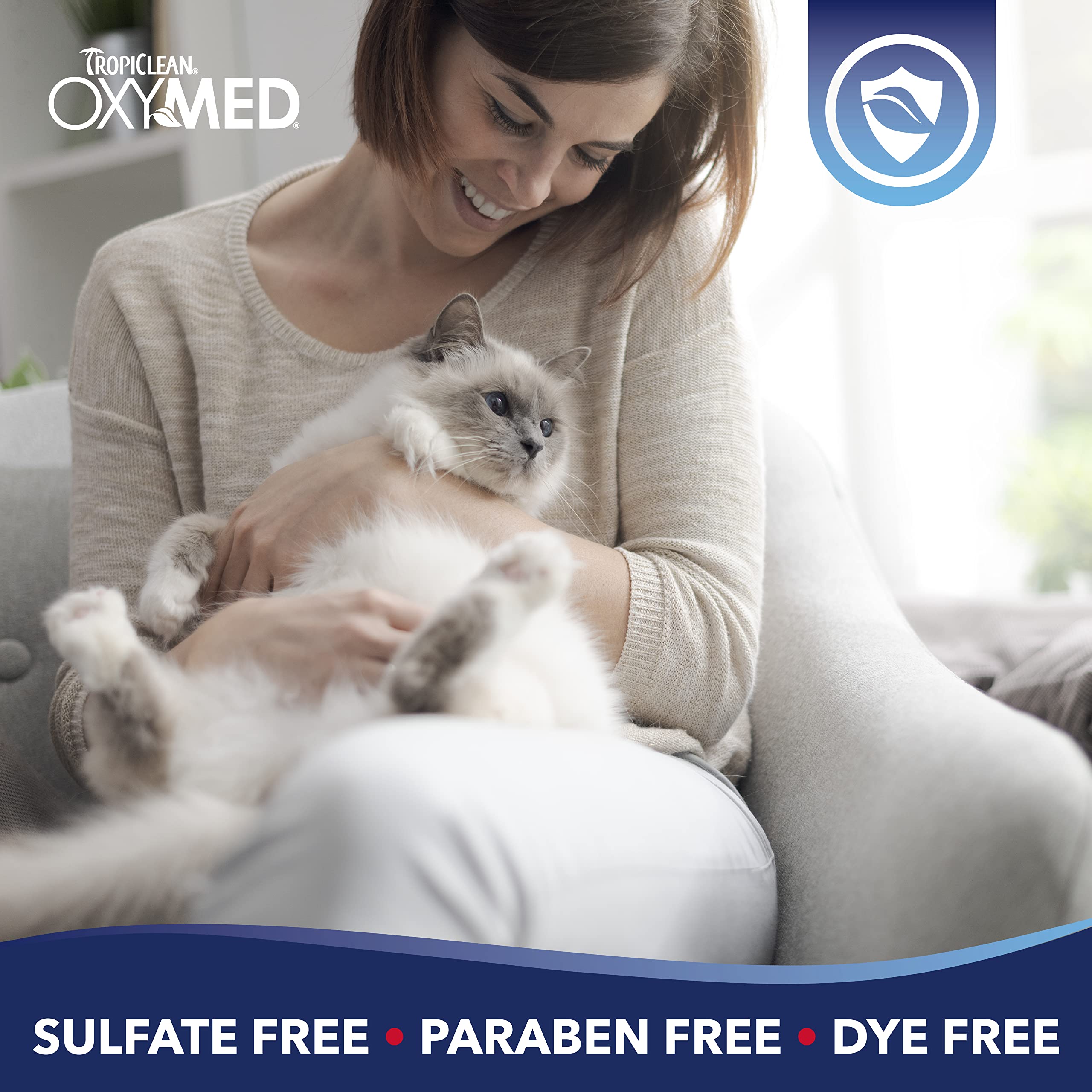 Foto 5 pulgar | Champú Y Acondicionador Waterless Para Gatos Tropiclean Oxymed - Venta Internacional.