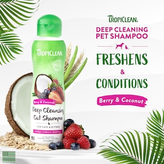 Foto 2 | Champú Para Gatos Tropiclean, Limpieza Profunda Con Bayas Y Coco, 355 Ml - Venta Internacional.