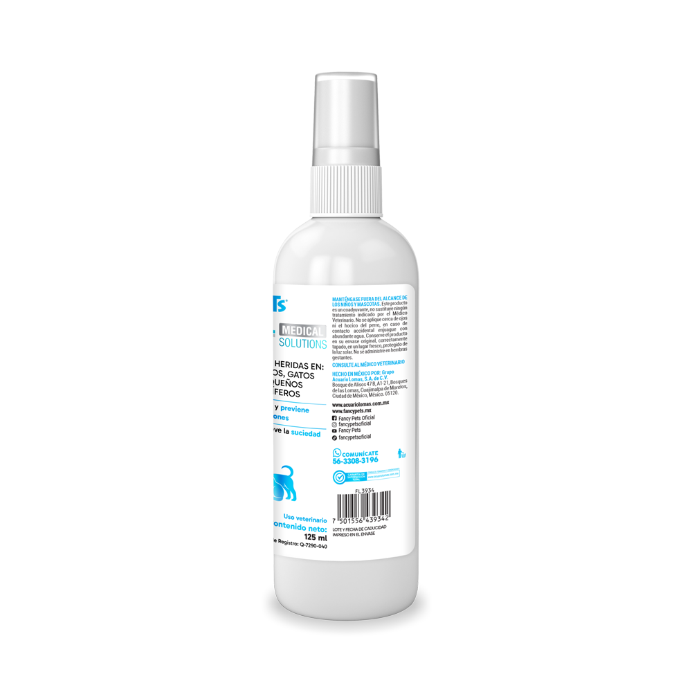 Foto 4 pulgar | Medical Solutions Jabón Antiséptico Para Heridas De Perros Gatos O Pequeños Mamíferos Con 125 Ml