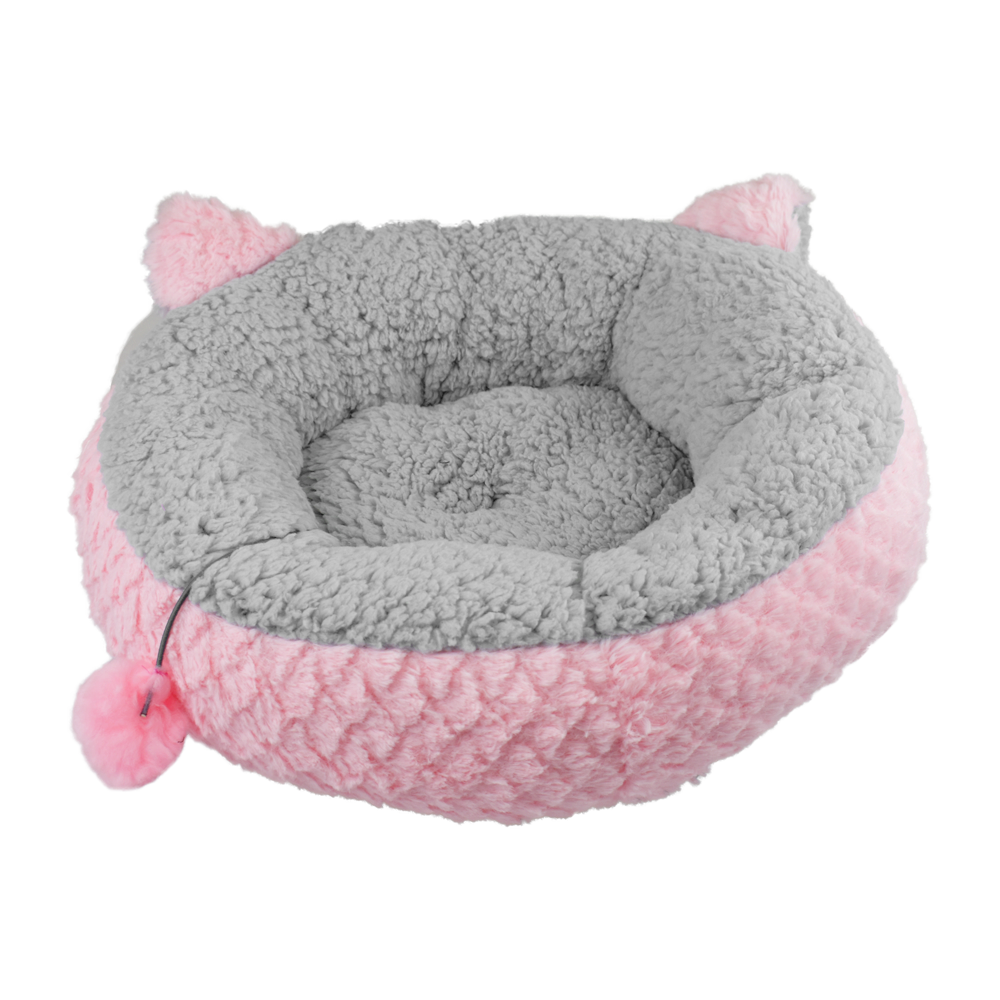 Foto 2 pulgar | Cama para Gato Fancy Pets Petit color Rosa con Gris