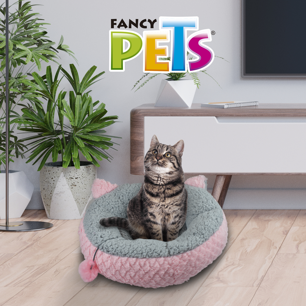 Foto 3 | Cama para Gato Fancy Pets Petit color Rosa con Gris