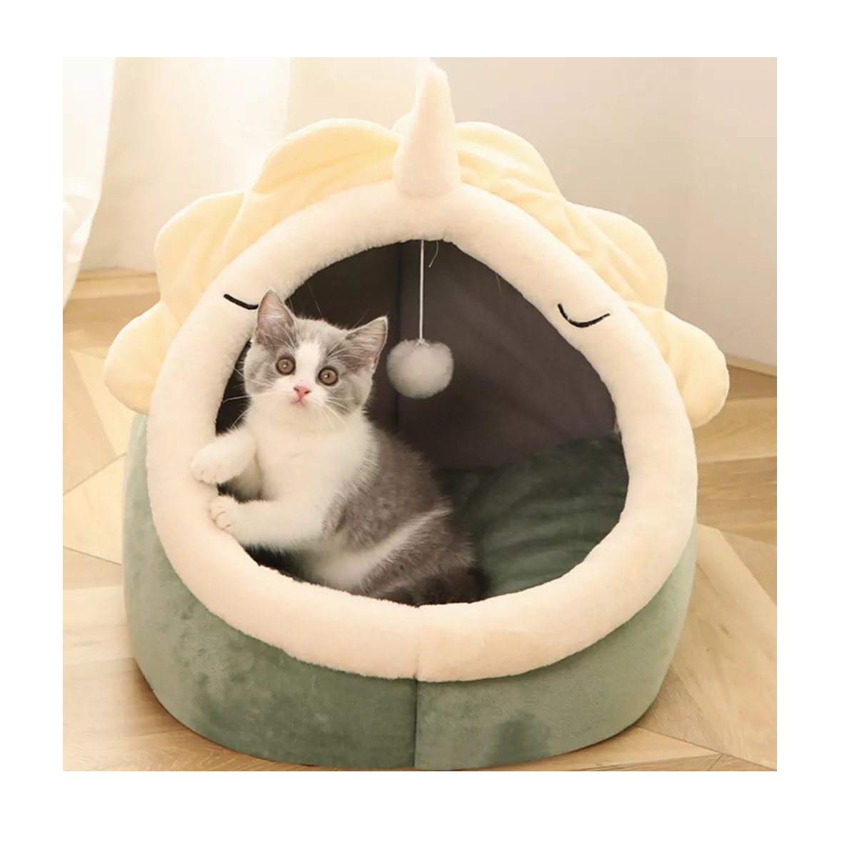 Foto 3 pulgar | Cama para Mascota forma de Dinosaurio Eo Safe Imports Esi-7815 Multicolor