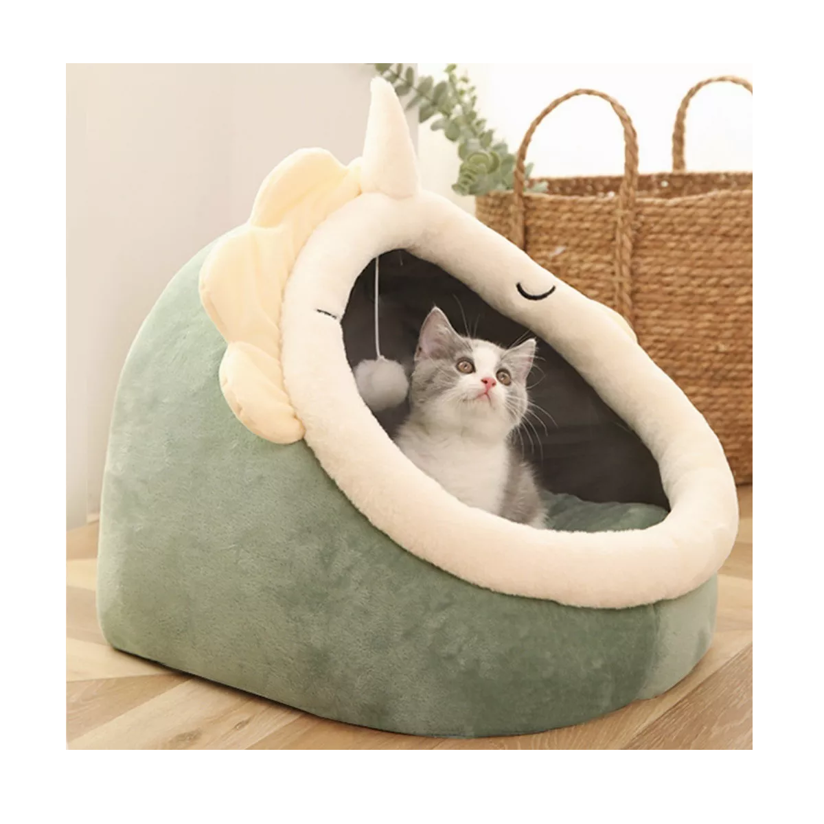 Foto 4 pulgar | Cama para Mascota forma de Dinosaurio Eo Safe Imports Esi-7815 Multicolor