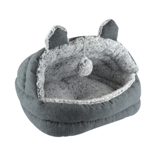 Foto 3 | Cama Tipo Cueva Fancy Pets TX10933 color Gris Sherpa para Gato