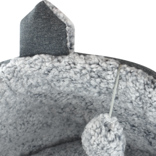 Foto 6 | Cama Tipo Cueva Fancy Pets TX10933 color Gris Sherpa para Gato