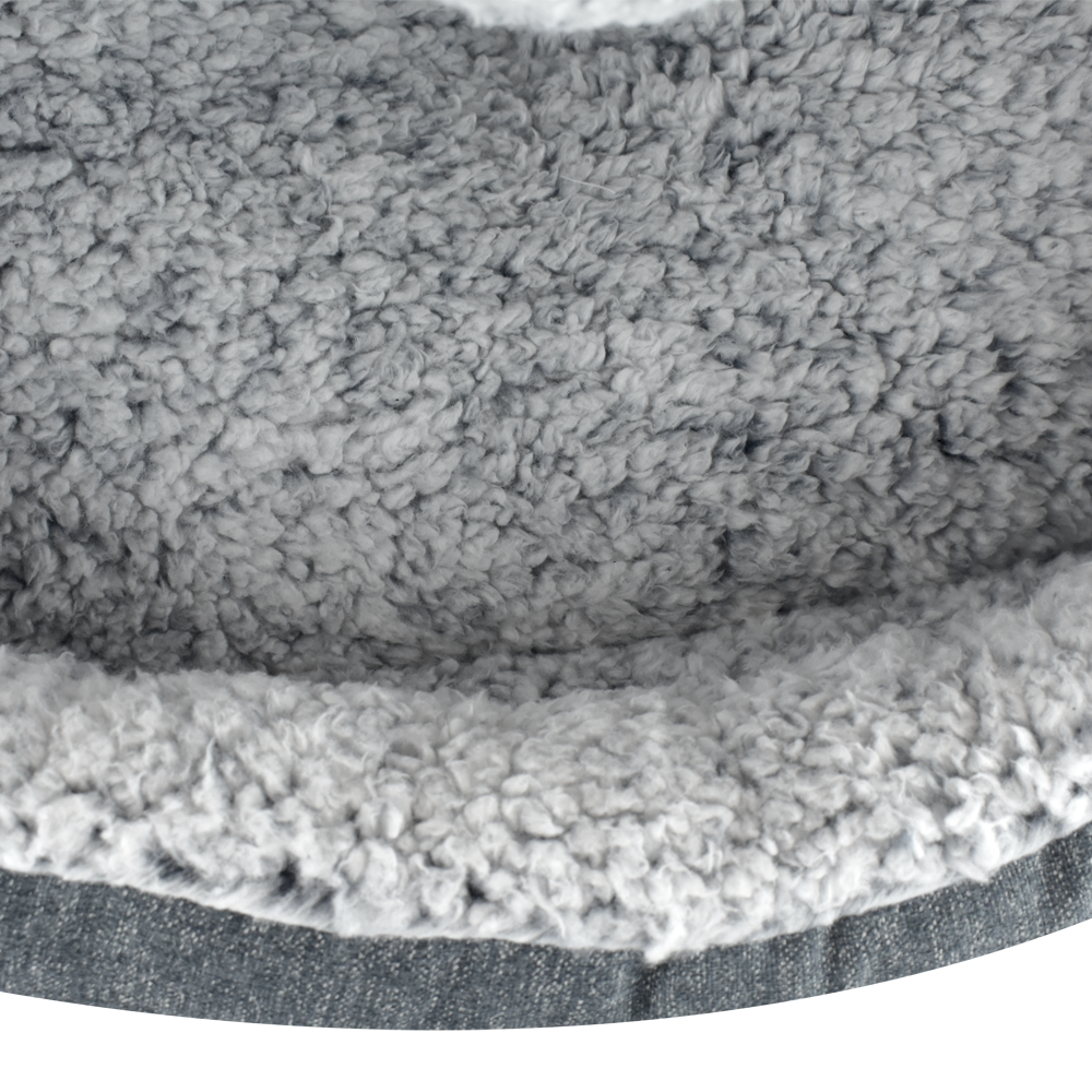 Foto 8 pulgar | Cama Tipo Cueva Fancy Pets TX10933 color Gris Sherpa para Gato