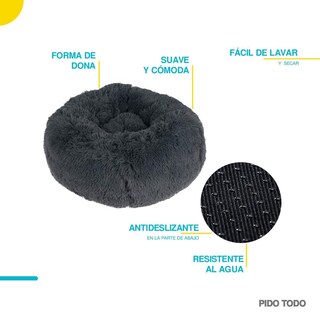 Foto 4 | Cama Tipo Puff Para Mascota 60 Cm