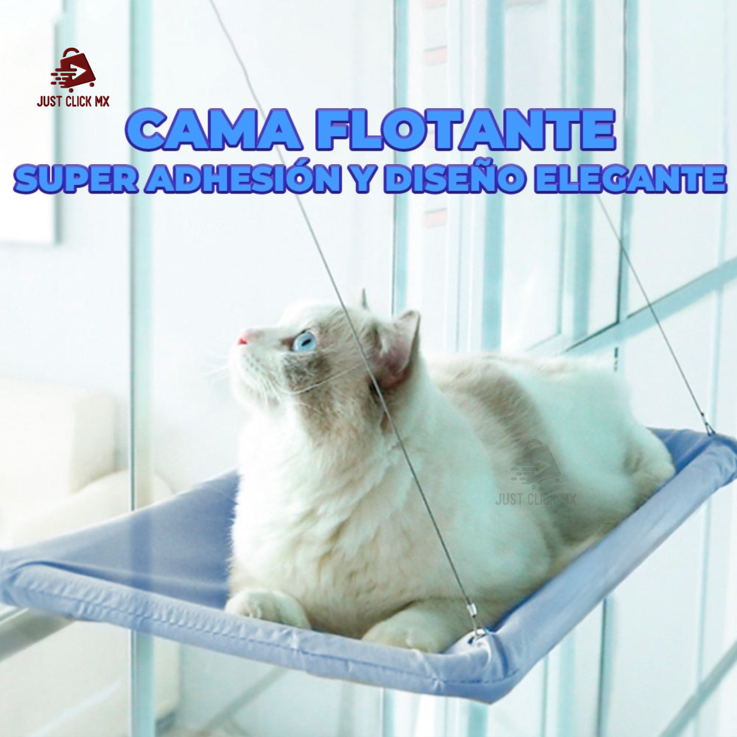 Foto 4 pulgar | Hamaca Flotante para Gatos JustClick MX 15k