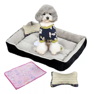 Foto 1 | Tapete Cama Mascota Gatos Perros 50x38 Con Toalla Juguetes Eo Safe Imports Esi-14156 Multicolor