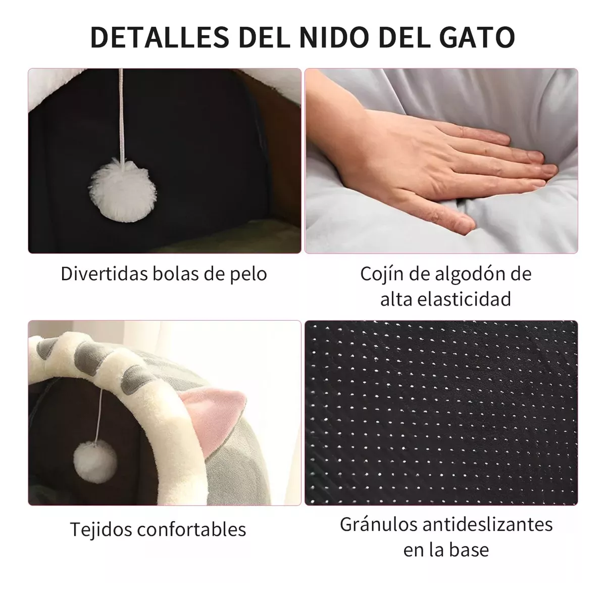 Foto 3 pulgar | Cama Para Gatos Y Perros Tienda De Campaña Vaquita Eo Safe Imports Esi-15107 Multicolor