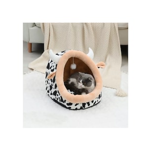 Foto 3 | Cama Para Gatos Y Perros Tienda De Campaña Vaquita Eo Safe Imports Esi-15107 Multicolor