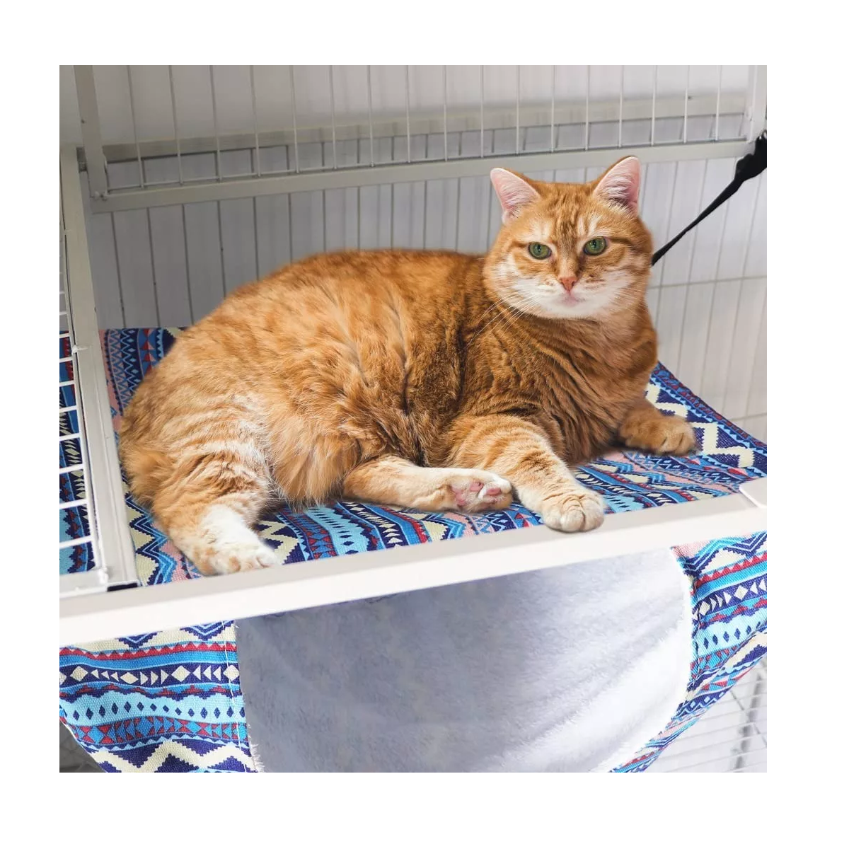 Foto 5 pulgar | Hamaca Suave Para Gato Eo Safe Imports Esi-15274 Multicolor