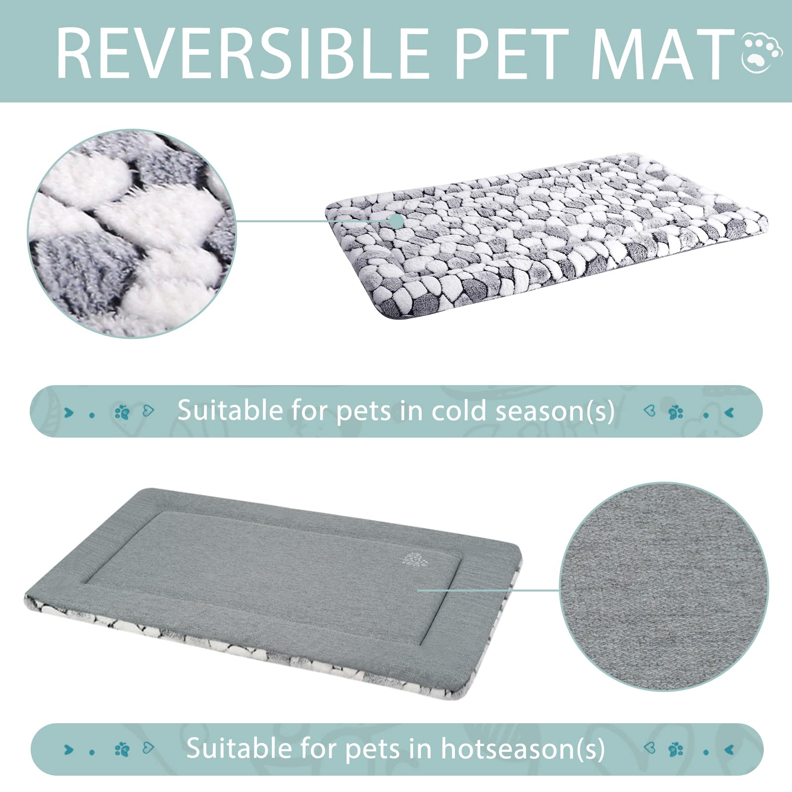 Foto 3 | Alfombrilla Reversible Vankean Para Perros Y Gatos - Venta Internacional.