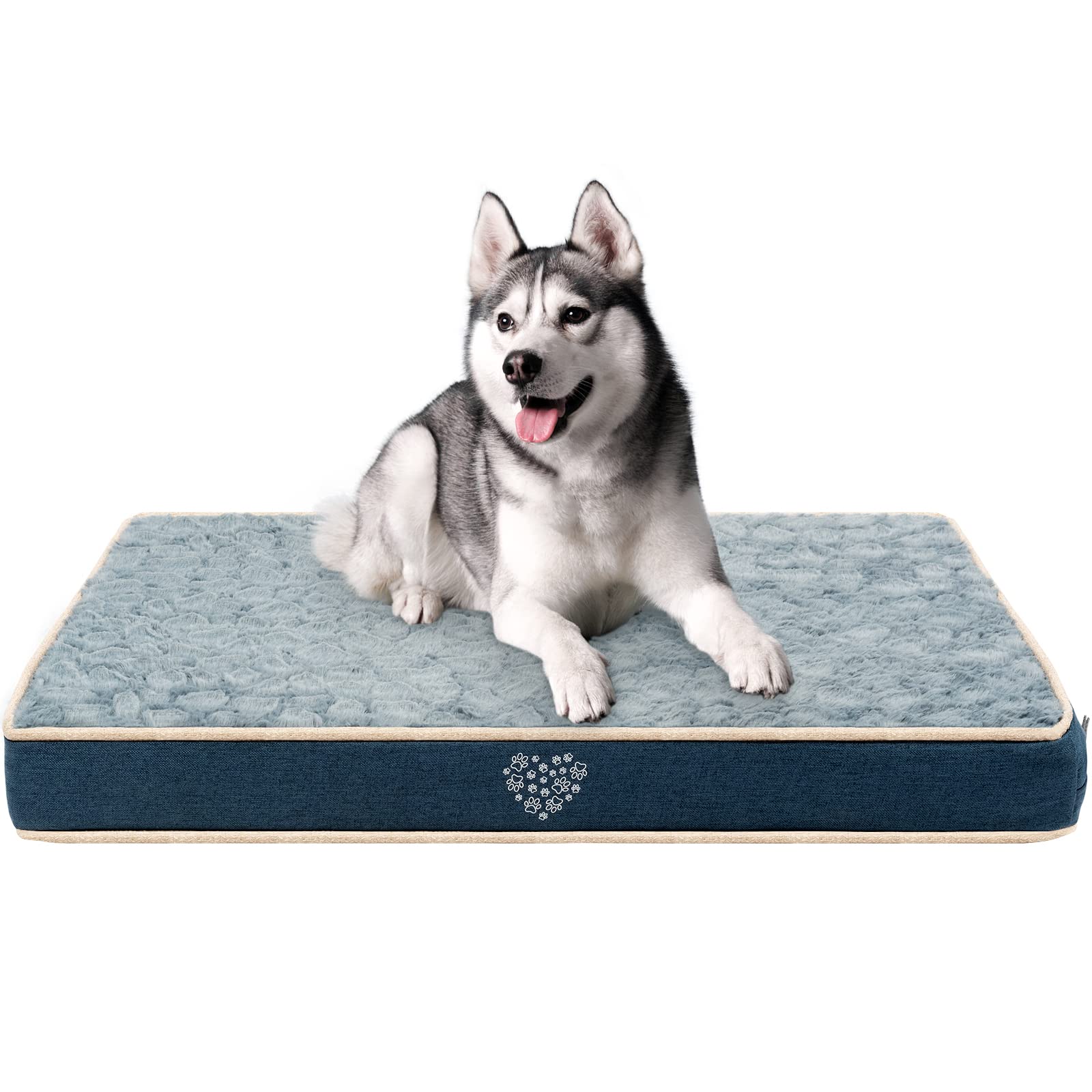 Alfombrilla De Cama Con Almohadilla Para Perros, Impermeable Y Reversible Vankean - Venta Internacional.