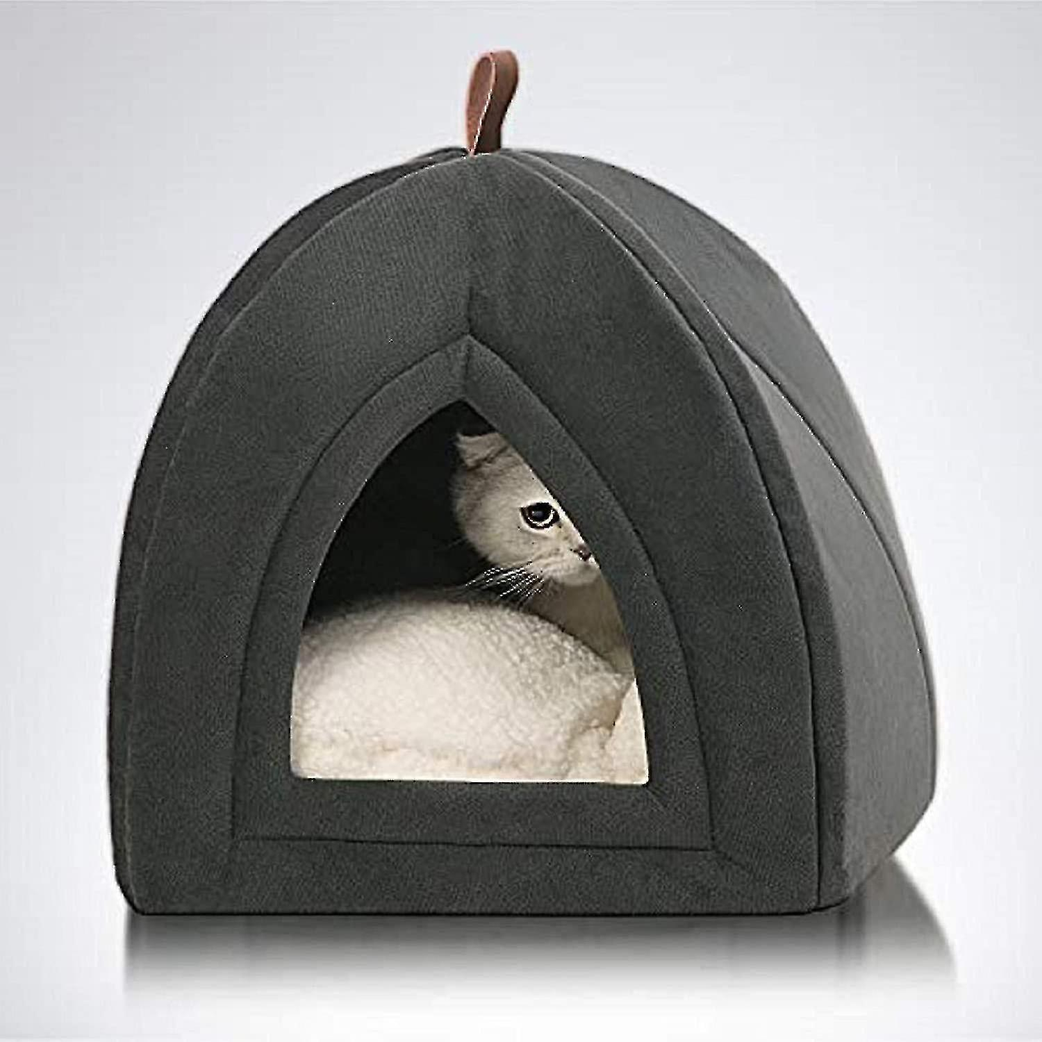 Cama Tipo Cueva Para Gatos Y Perros Pequeños, 35 X 35 X 38 Cm, Para Mascotas - Huoguo - Venta Internacional.