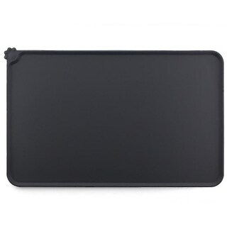 Foto 1 | Pet Mat Pet Mat De Silicona Antideslizante Para Perros Y Gatos, Color Negro - Venta Internacional.