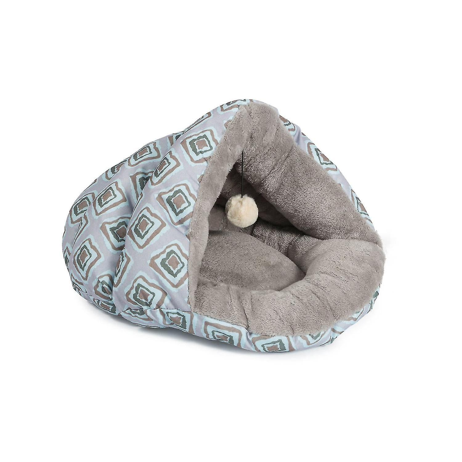 Foto 2 pulgar | Cama Cat Cave Sleepy Paws Para Perros Y Gatos Huoguo - Venta Internacional.