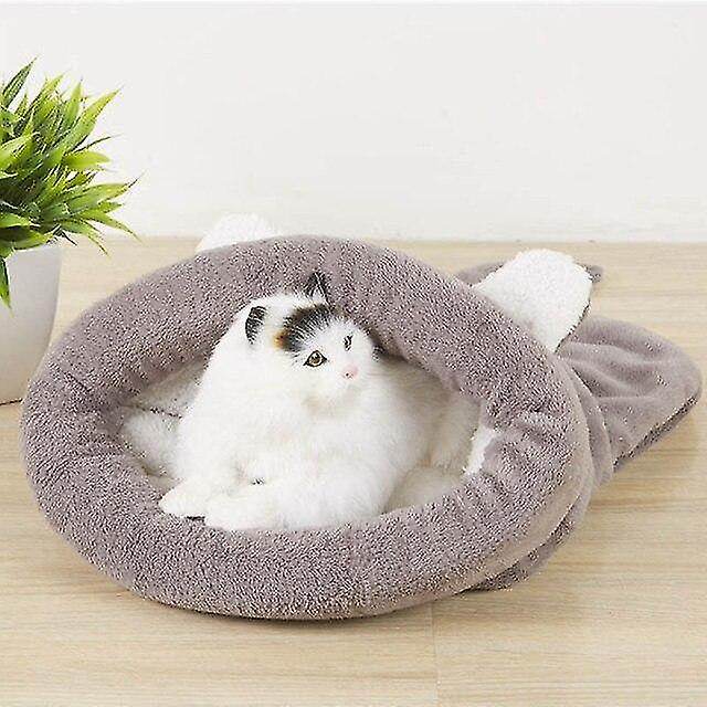 Foto 3 | Cama Para Gatos Huoguo, Cómoda, Suave, Cálida, Lavable, Gris - Venta Internacional.