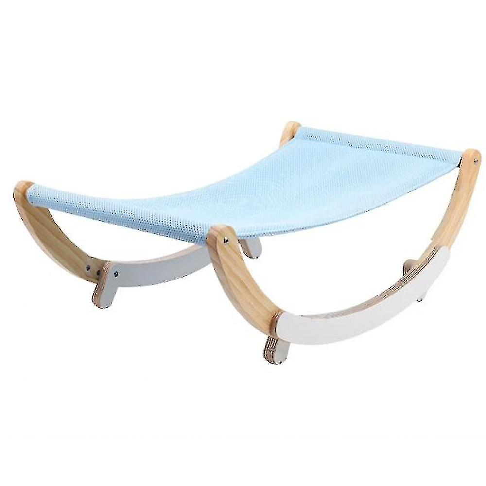 Hamaca Para Cama Para Gatos Con Estructura De Madera Maciza Y Tela Transpirable - Venta Internacional.