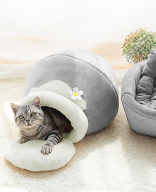 Foto 3 pulgar | Reloj Despertador Para Cama Con Forma De Gato, Cálido, De Felpa, Portátil, Color Gris - Venta Internacional.