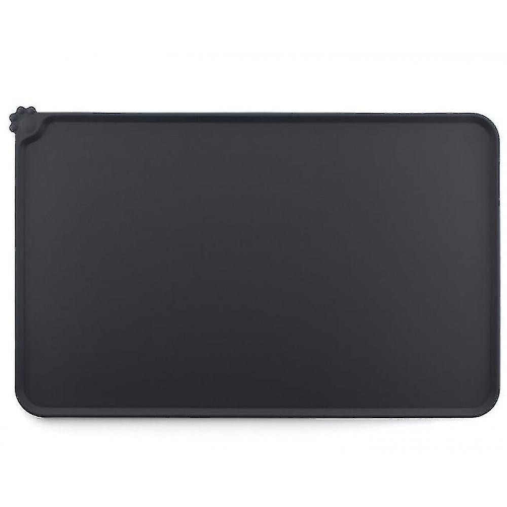 Pet Mat Pet Mat De Silicona Antideslizante Para Perros Y Gatos, Color Negro - Venta Internacional.