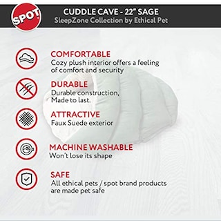 Foto 4 | Cama Para Mascotas Ethical Pets Sleep Zone Cuddle Cuddle Cave Para Gatos Y Bebés - Venta Internacional.