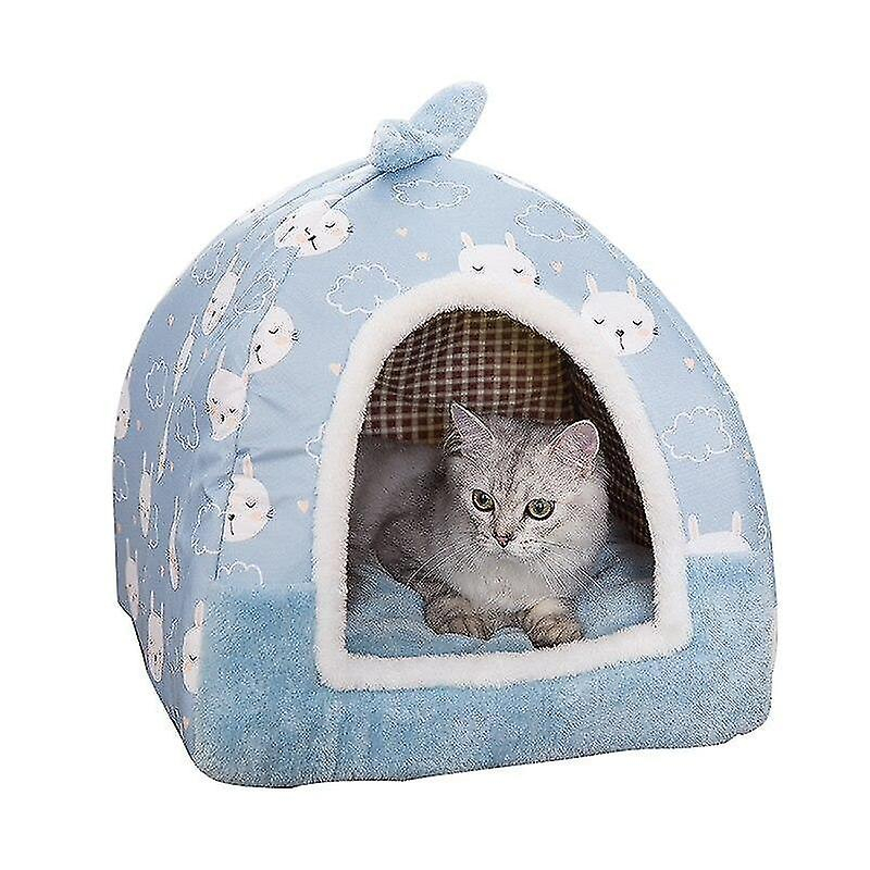 Foto 2 pulgar | Cama Desmontable Para Mascotas Huoguo, Para Gatos, Perros Y Cachorros, Color Azul - Venta Internacional.
