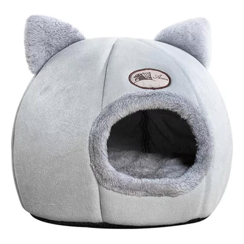 Foto 3 pulgar | Cama Tipo Cueva para Mascotas 40 Cm Gris - Venta Internacional