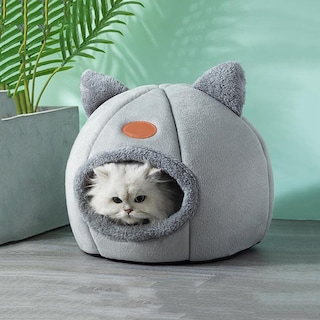 Foto 5 | Cama Tipo Cueva para Mascotas 40 Cm Gris - Venta Internacional