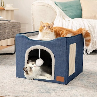 Foto 2 | Casa Y Cama Plegable Para Gato Con Cojín Suave Eo Safe Imports Esi-17295 Multicolor