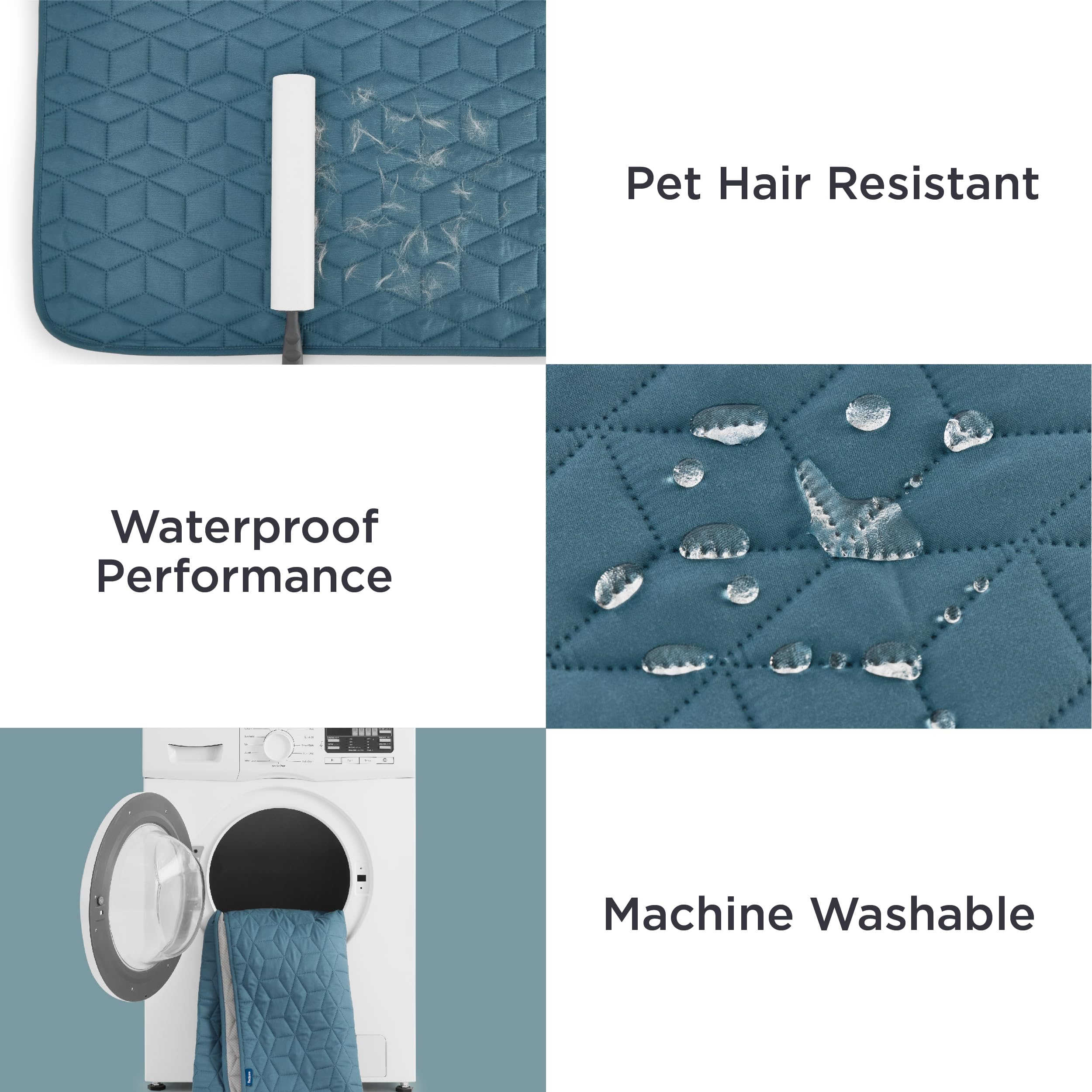 Foto 5 pulgar | Funda De Cama Impermeable Para Perros Bedsure Azul 210x260 Cm - Venta Internacional.