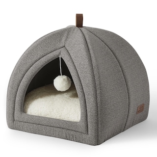 Foto 1 | Cat Bed Bedsure 2 En 1 Cat Cave House, Tienda De Campaña Con Almohada, Color Gris - Venta Internacional.
