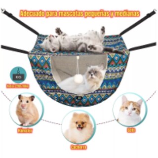 Foto 2 | Hamaca Suave Para Gato Eo Safe Imports Esi-15274-1 Multicolor