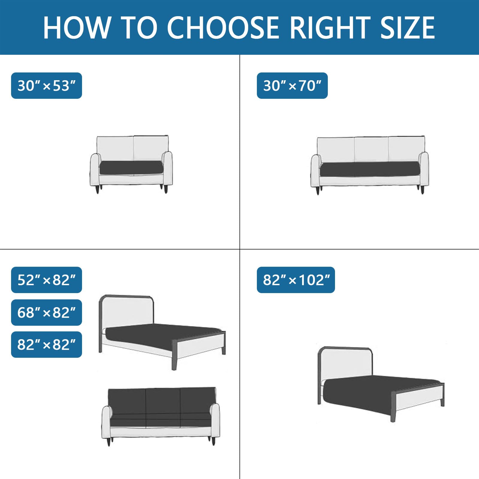 Foto 7 | Manta Impermeable Para Perros Hyha, Cama Reversible Para Mascotas, 30 X 53 Cm - Venta Internacional.