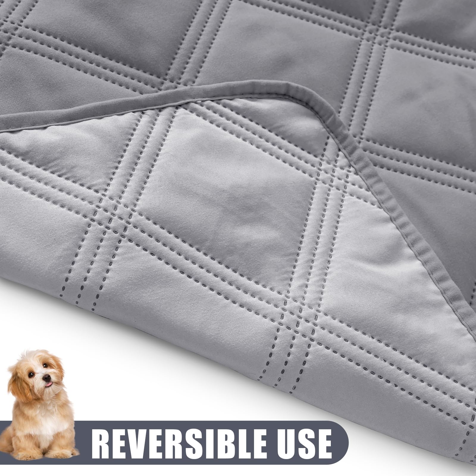 Foto 3 | Manta Impermeable Para Cama Para Perros Smiry, 30 X 70 Cm, Gris Y Gris Claro - Venta Internacional.